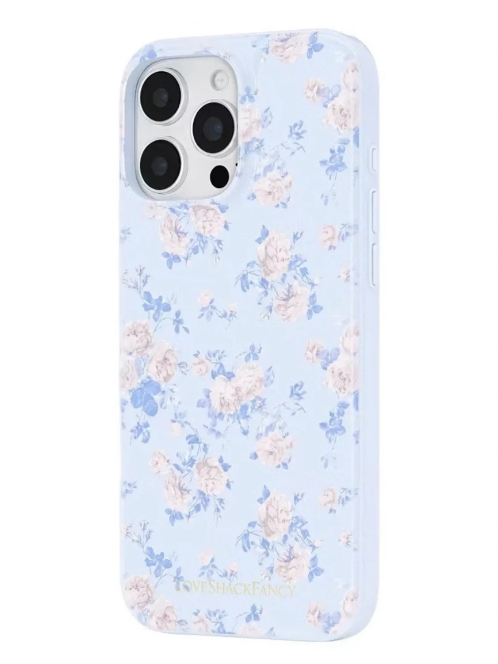 case-mate LoveShackFancy Blue and Cream Floral iPhone 16 Pro Max Case